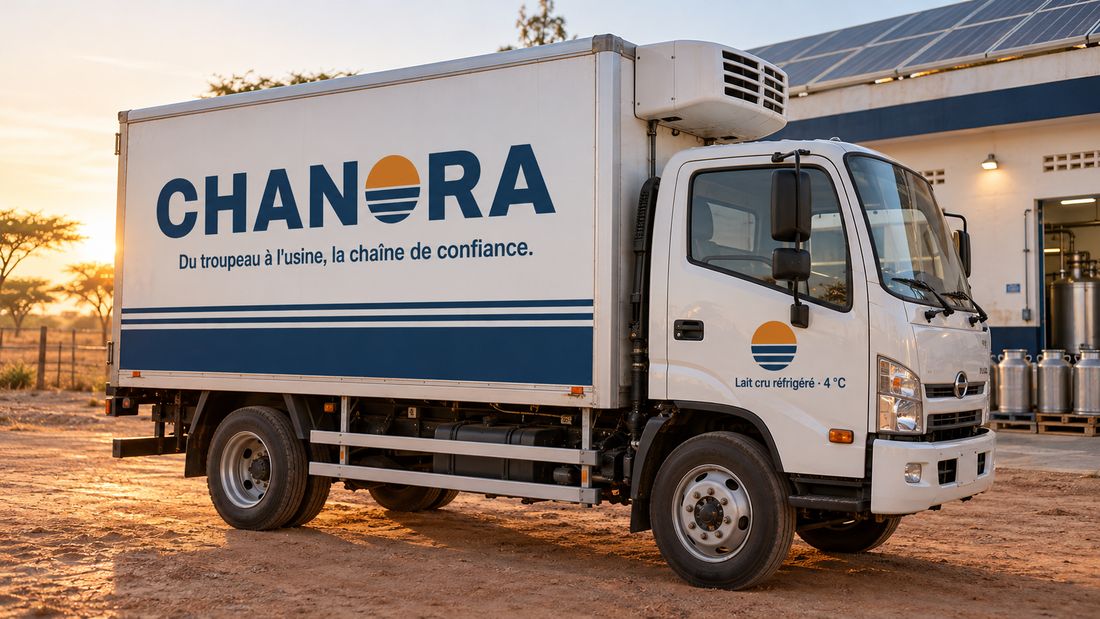 Chanora insulated milk truck